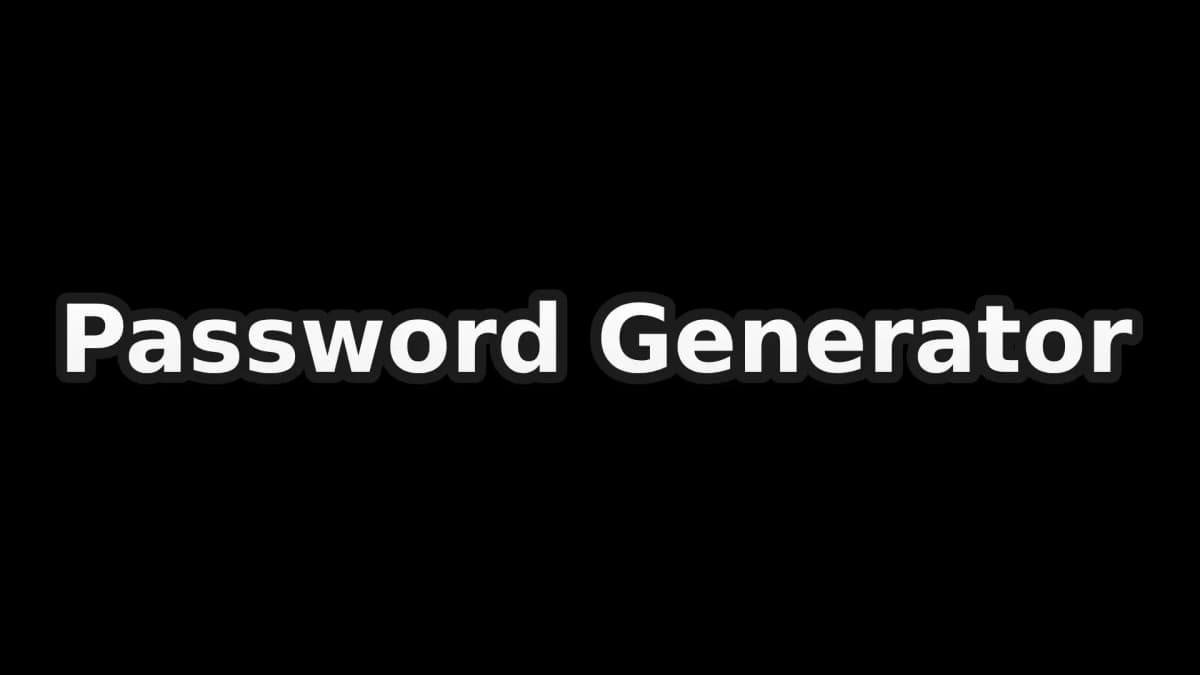 Password Generator